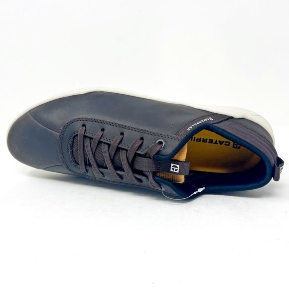 Caterpillar CAT Hex Coffee Bean Brown Mens Leather Casual Sneakers P724186 - Picture 4 of 5